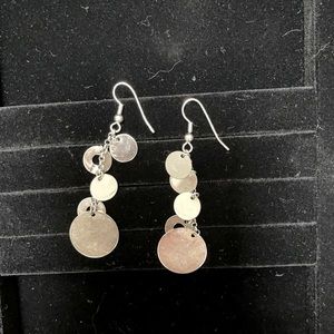 Silver earrings